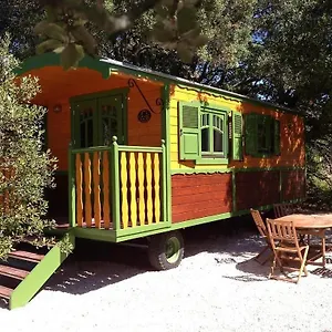 La Roulotte Des Oliviers Camping